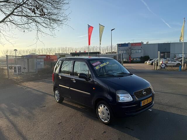 Occasion Opel Agila Comfort 75 PK (55 kW) 2002 Blauw Hatchback