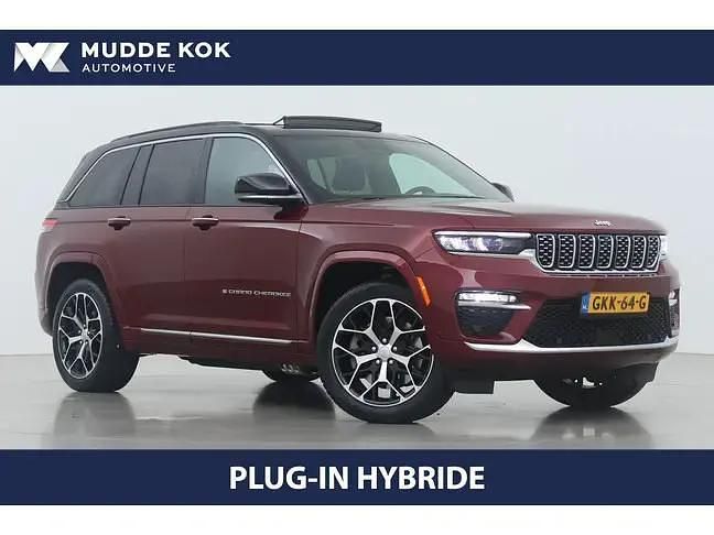 Rood Gebruikt 2024 Jeep Grand Cherokee Summit SUV | € 68.900 - Afbeelding 1/4
