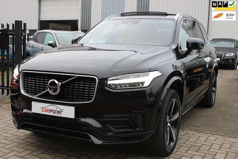 Zwart Gebruikt 2017 Volvo XC90 R-Design SUV | € 35.995 (Eerlijke prijs) - Afbeelding 1/4