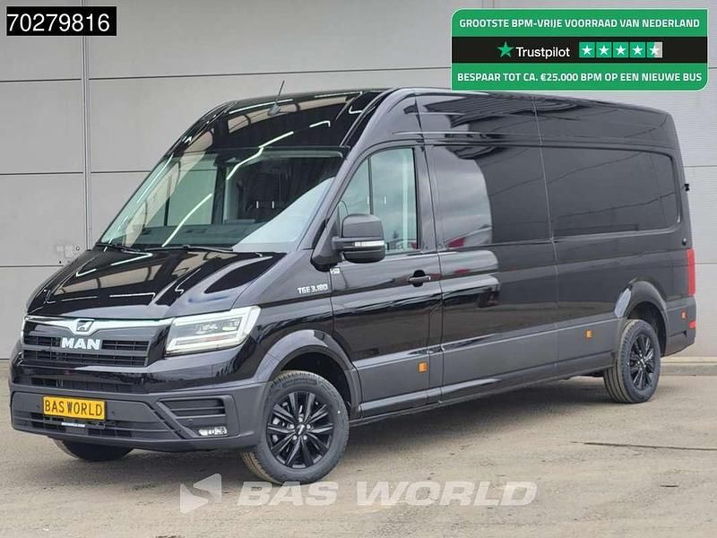 Zwart Nieuw 2025 MAN TGE Van | € 43.800 (Eerlijke prijs) - Afbeelding 1/3