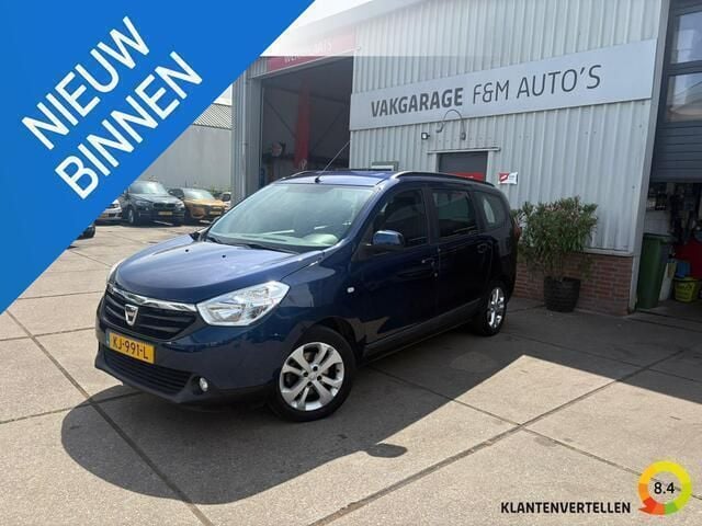Blauw Gebruikt 2016 Dacia Lodgy Lauréate MPV | € 8.950 (Eerlijke prijs) - Afbeelding 1/4