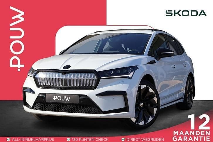 Occasion Skoda Enyaq iV SportLine 150 kW (204 PK) 2022 Wit SUV