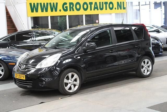 Zwart Gebruikt 2009 Nissan Note Acenta MPV | € 3.444 (Eerlijke prijs) - Afbeelding 1/4