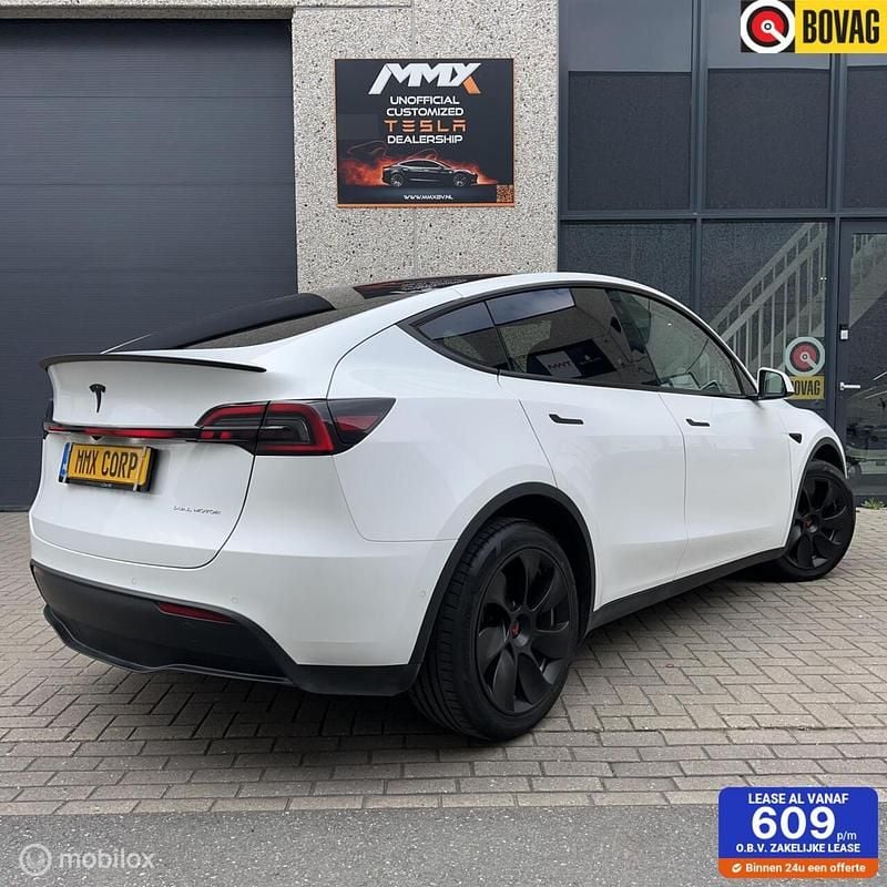 Wit Gebruikt 2022 Tesla Model Y Long Range AWD SUV | € 37.999 (Goede deal) - Afbeelding 1/4