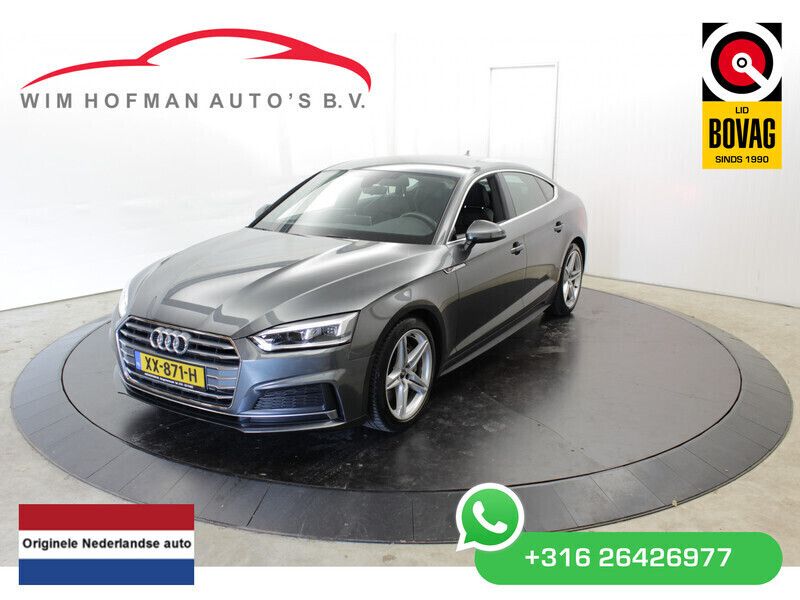 Grijs Gebruikt 2019 Audi A5 Sportback Sport Hatchback | € 32.940 - Afbeelding 1/4
