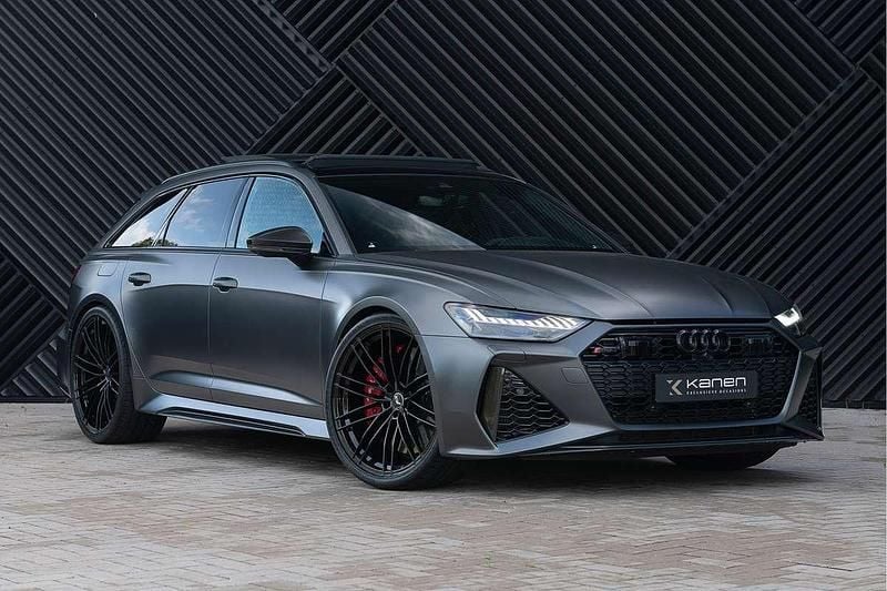 Grijs Gebruikt 2021 Audi RS6 Basis Stationwagen | € 124.900 (Super prijs) - Afbeelding 1/4