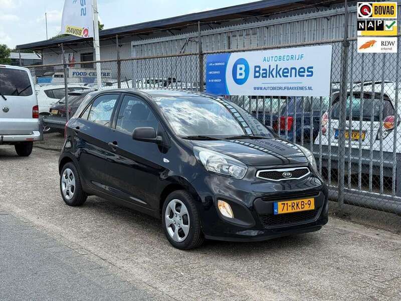 Zwart Gebruikt 2011 Kia Picanto Hatchback | € 3.245 (Eerlijke prijs) - Afbeelding 1/3