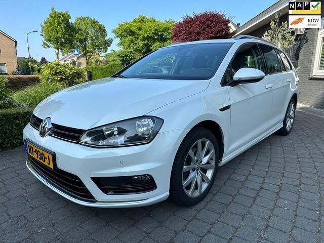 Wit Gebruikt 2015 VW Golf VII R-line Stationwagen | € 8.700 (Eerlijke prijs) - Afbeelding 1/4