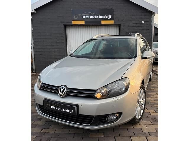 Grijs Gebruikt 2010 VW Golf VI Highline Stationwagen | € 8.950 (Iets duurder) - Afbeelding 1/4