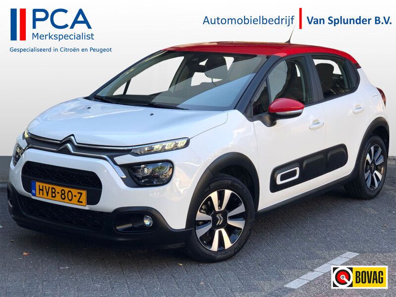 Wit Gebruikt 2021 Citroën C3 Shine Hatchback | € 15.335 - Afbeelding 1/4