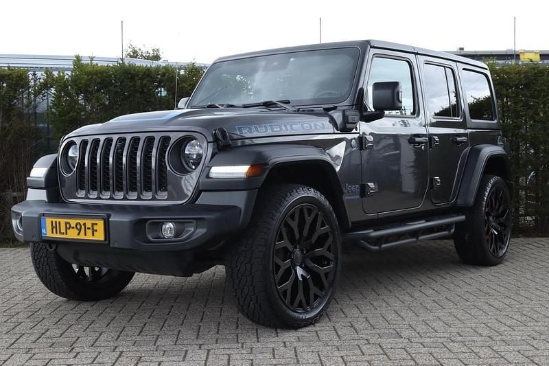 Grijs Gebruikt 2023 Jeep Wrangler Unlimited Rubicon SUV | € 70.895 - Afbeelding 1/4