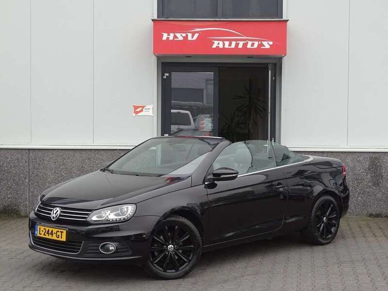 Zwart Gebruikt 2014 VW Eos R-line Cabriolet | € 10.999 - Afbeelding 1/4