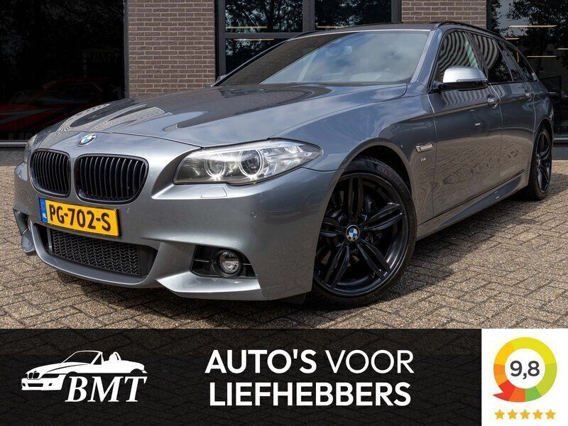 Grijs, metallic lak Gebruikt 2014 BMW 530 Executive Stationwagen | € 15.950 (Iets duurder) - Afbeelding 1/4