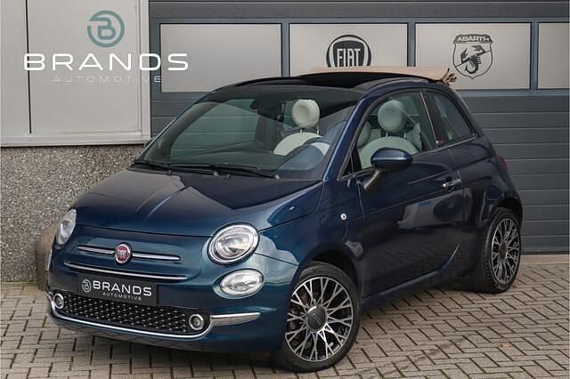 Occasion Fiat 500C Star 69 PK (50 kW) 2021 Blauw (metallic) Cabriolet