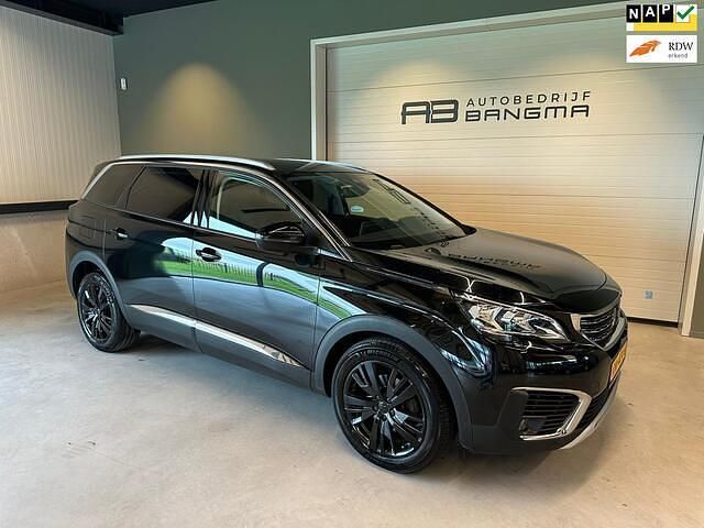Zwart Gebruikt 2018 Peugeot 5008 Allure MPV | € 21.999 (Eerlijke prijs) - Afbeelding 1/4