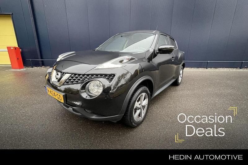 Zwart Occasion 2019 Nissan Juke Acenta SUV | € 15.400 (Eerlijke prijs) - Afbeelding 1/3