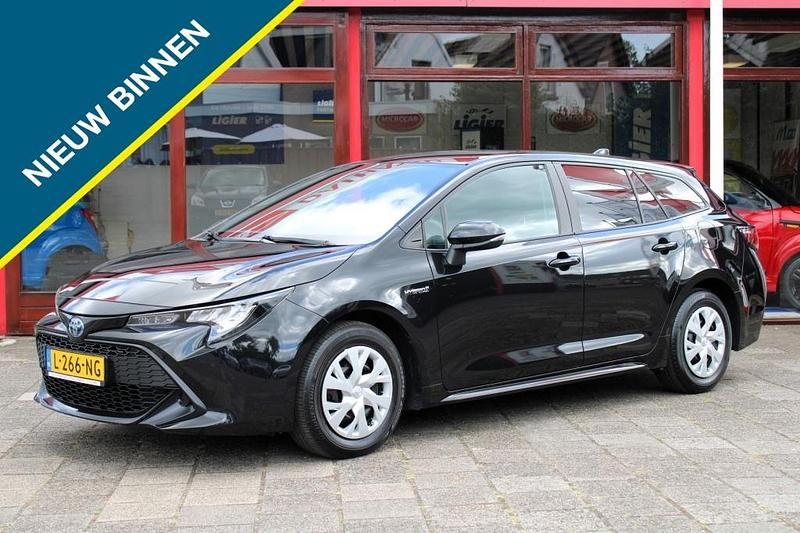 Zwart Gebruikt 2021 Toyota Corolla Comfort Stationwagen | € 21.950 (Eerlijke prijs) - Afbeelding 1/4