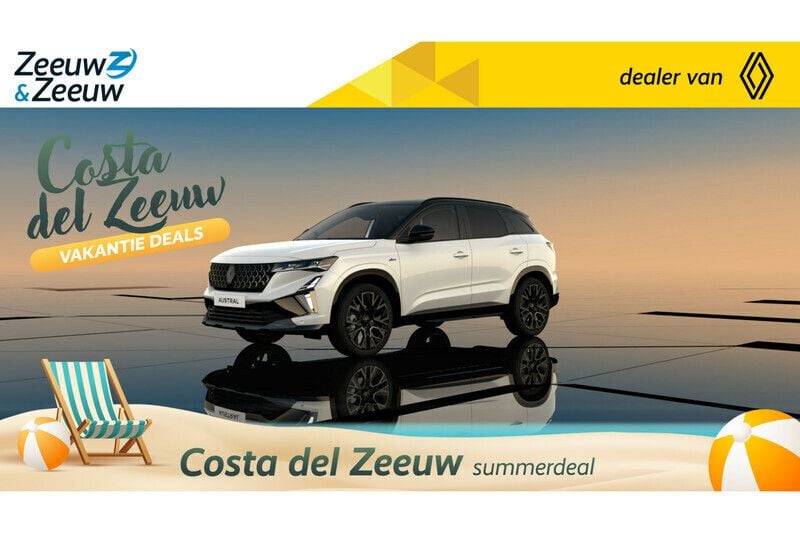 Twotone blanc nacre / noir etoile Nieuw 2025 Renault Austral Techno SUV | € 45.874 - Afbeelding 1/4