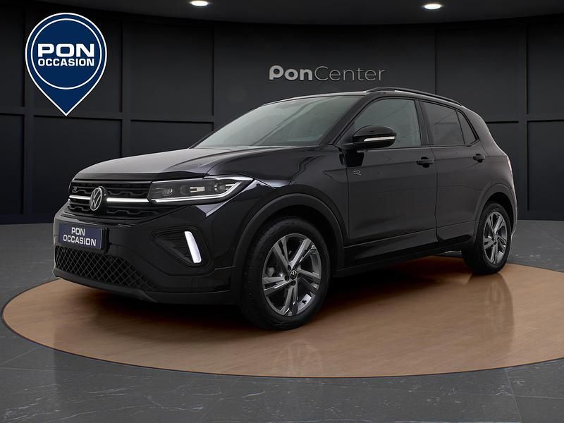 Zwart Gebruikt 2025 VW T-Cross R-line SUV | € 36.950 - Afbeelding 1/3