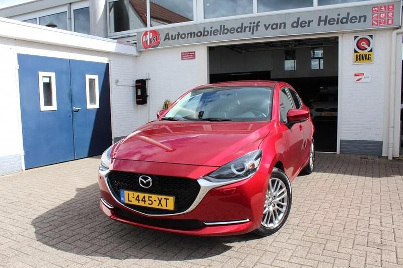 Rood Gebruikt 2021 Mazda 2 Luxury Hatchback | € 16.950 (Eerlijke prijs) - Afbeelding 1/4