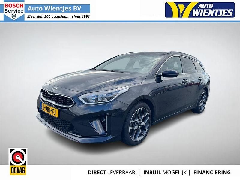 Zwart Gebruikt 2021 Kia Ceed Sportswagon GT-Line Stationwagen | € 13.950 - Afbeelding 1/4