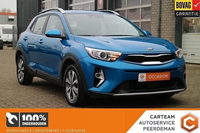 Blauw Gebruikt 2021 Kia Stonic SUV | € 14.995 (Super prijs) - Afbeelding 1/4