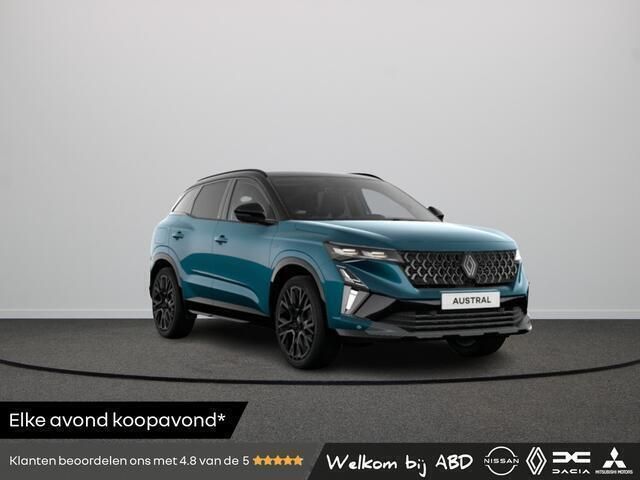 Twotone bleu naxos met dak in noir étoilé (blauw metallic) Nieuw 2025 Renault Austral Iconic Esprit Alpine SUV | € 53.557 - Afbeelding 1/4
