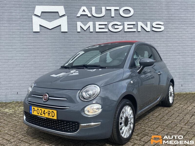 Grijs Gebruikt 2022 Fiat 500 Dolcevita Cabriolet | € 18.900 (Duur) - Afbeelding 1/4