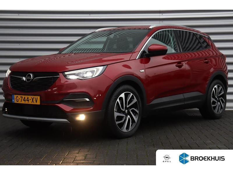 Rood Gebruikt 2019 Opel Grandland X Innovation SUV | € 20.895 (Eerlijke prijs) - Afbeelding 1/4