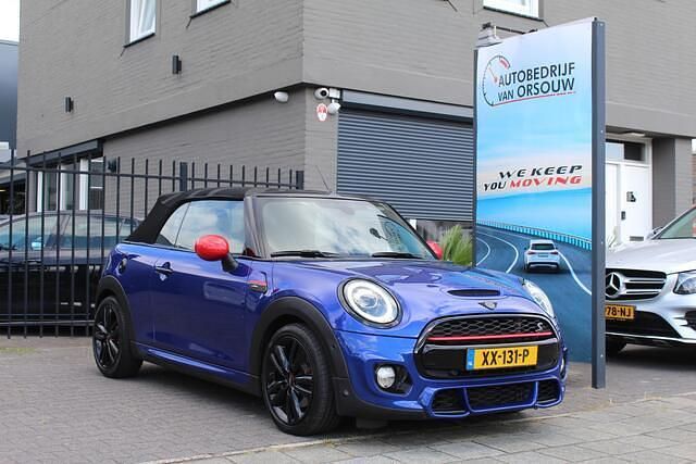 Occasion Mini John Cooper Works Cabriolet 192 PK (141 kW) 2019 Blauw Cabriolet