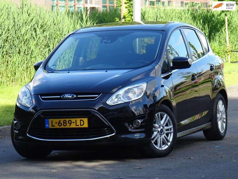 Zwart Gebruikt 2015 Ford C-MAX MPV | € 6.999 (Eerlijke prijs) - Afbeelding 1/4