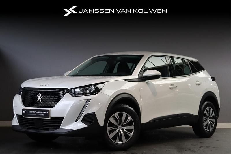 Wit Gebruikt 2021 Peugeot 2008 Active SUV | € 17.945 (Goede deal) - Afbeelding 1/4