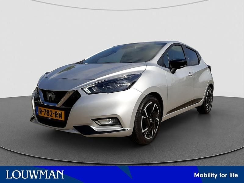 Grijs metallic Gebruikt 2022 Nissan Micra Tekna Hatchback | € 15.945 (Eerlijke prijs) - Afbeelding 1/3