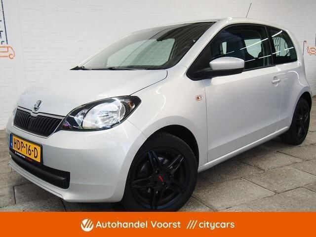 Grijs, metallic lak Gebruikt 2012 Skoda Citigo Ambition Hatchback | € 5.645 (Eerlijke prijs) - Afbeelding 1/4