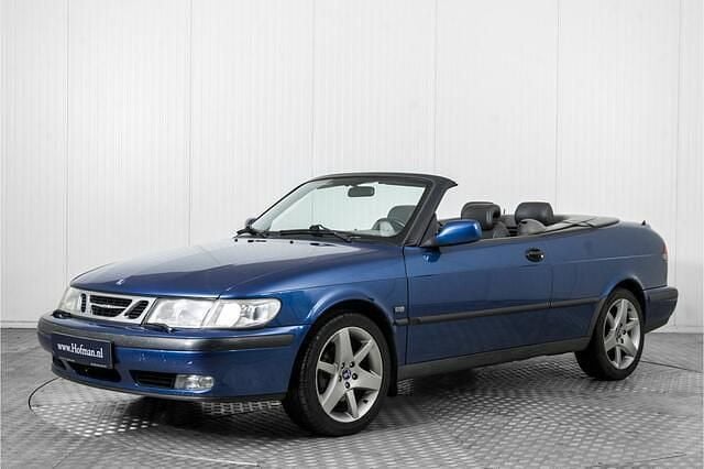 Blauw (metallic) Occasion 2001 Saab 9-3 Cabriolet Cabriolet | € 5.900 - Afbeelding 1/4