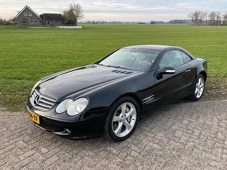 Zwart (metallic) Gebruikt 2003 Mercedes SL600 Cabriolet | € 46.950 - Afbeelding 1/4