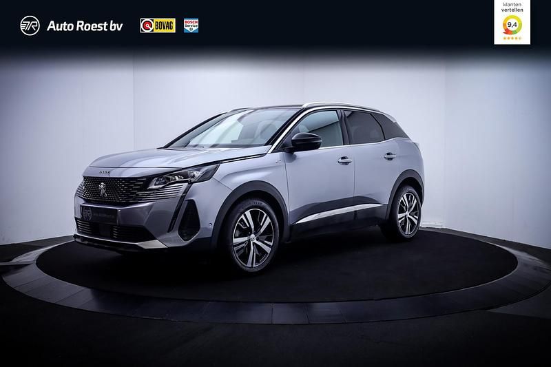 Grijs Gebruikt 2021 Peugeot 3008 Business-Line SUV | € 23.925 (Eerlijke prijs) - Afbeelding 1/4