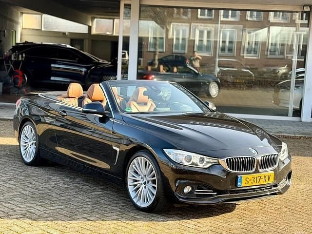 Zwart (metallic) Occasion 2014 BMW 435 Executive Cabriolet | € 23.990 (Eerlijke prijs) - Afbeelding 1/4