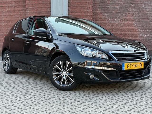 Zwart Gebruikt 2015 Peugeot 308 Style Hatchback | € 7.895 (Eerlijke prijs) - Afbeelding 1/4