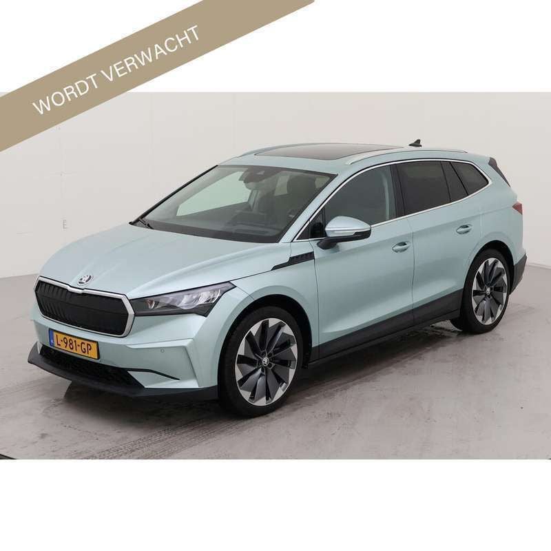 Grijs Gebruikt 2021 Skoda Enyaq iV Comfort SUV | € 21.780 (Eerlijke prijs) - Afbeelding 1/4