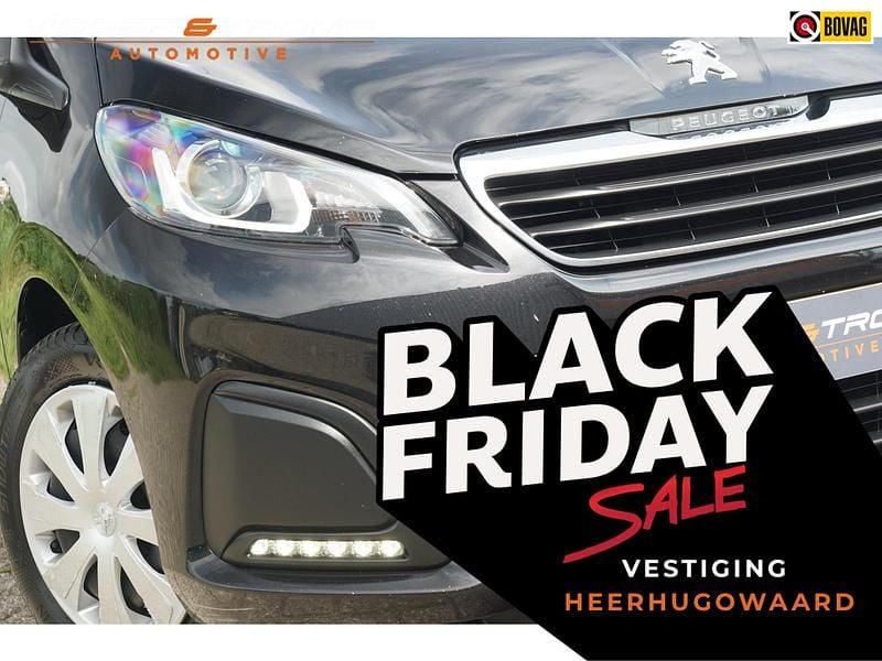Zwart, metallic lak Gebruikt 2021 Peugeot 108 Active Hatchback | € 6.825 (Goede deal) - Afbeelding 1/4