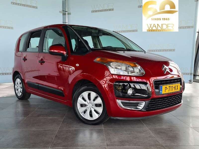 Rood Gebruikt 2009 Citroën C3 Picasso MPV | € 4.450 (Eerlijke prijs) - Afbeelding 1/4