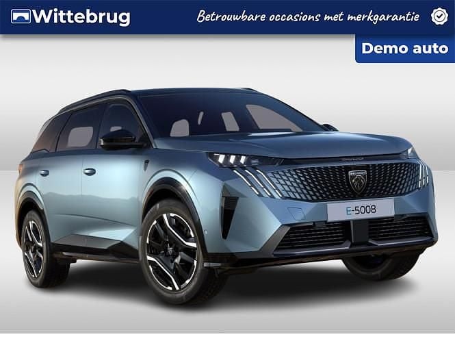 Blauw Occasion 2025 Peugeot e-5008 Avantage SUV | € 47.925 (Goede deal) - Afbeelding 1/3
