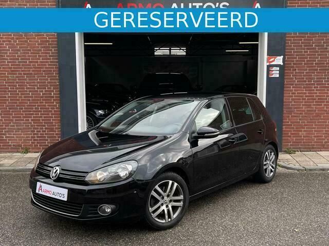 Zwart Gebruikt 2009 VW Golf VI Highline Hatchback | € 6.250 (Eerlijke prijs) - Afbeelding 1/4