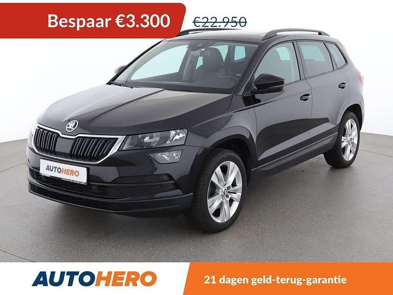 Zwart Gebruikt 2018 Skoda Karoq Style SUV | € 19.849 (Super prijs) - Afbeelding 1/3