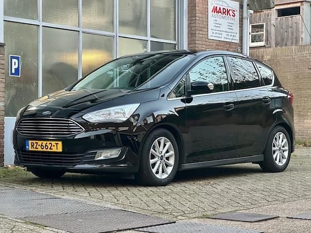 Zwart Gebruikt 2017 Ford C-MAX Titanium MPV | € 7.895 (Super prijs) - Afbeelding 1/4
