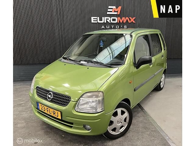 Groen Occasion 2000 Opel Agila Elegance Hatchback | € 1.499 (Eerlijke prijs) - Afbeelding 1/3