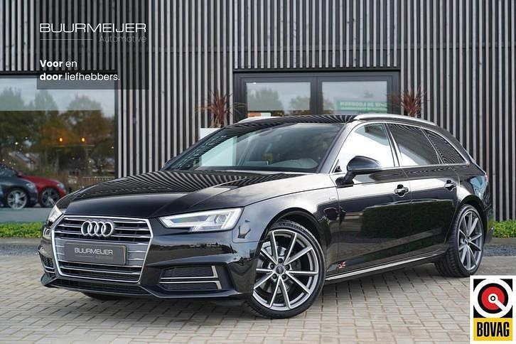 Zwart Gebruikt 2016 Audi A4 Design Stationwagen | € 21.900 (Eerlijke prijs) - Afbeelding 1/4
