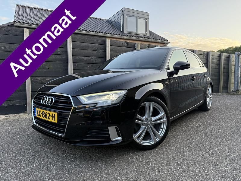 Zwart Gebruikt 2017 Audi A3 Sport Hatchback | € 17.950 (Iets duurder) - Afbeelding 1/4
