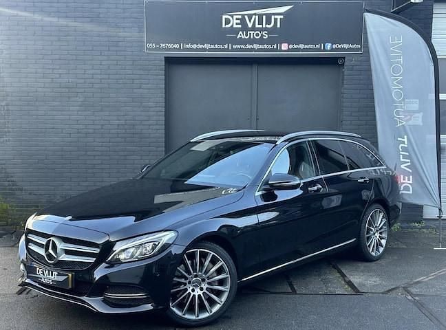Occasion Mercedes C350 2015 Zwart (metallic) Stationwagen